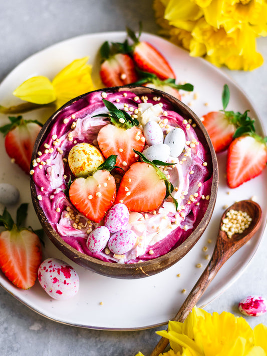 Easy Easter Nicecream Bowl