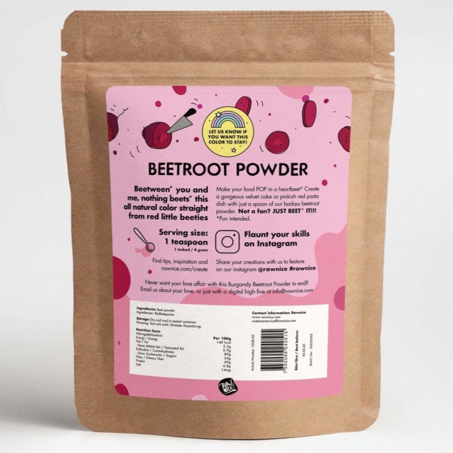 Beet Powder *Limited Edition* - Rawnice